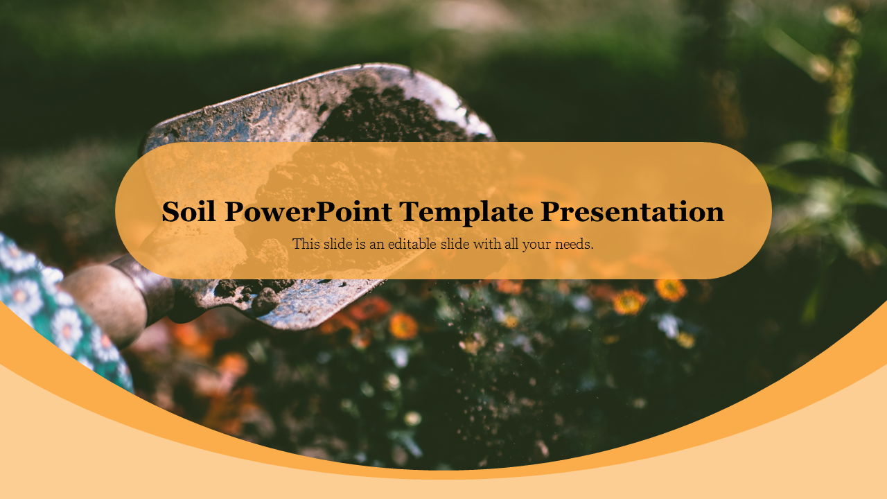 Best Soil PowerPoint Template Presentation Slide Design